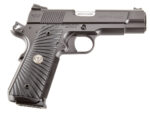 Wilson Combat TCCOM9 1911 Commander Tactical Carry 9mm Luger 5" 8+1 OD Green Carbon Steel Frame Black Carbon Steel Slide with Black G10 Starburst Grip 2 111852 1