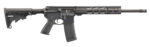 Ruger 8529 AR-556 5.56x45mm 30+1 16.10" Threaded Heavy Barrel, Hard Coat Anodized Finish, 11" Free-Float Handguard, Black Synthetic 6 Position Stock, Polymer Grip, Magpul PMAG 2 112448