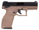 Taurus 1TX22141F TX22 22 LR 16+1 4.10" Matte Black Steel/Threaded Barrel, Black Hard Coat Anodized Serrated Slide, Flat Dark Earth Polymer Frame w/Picatinny Rail, FDE Polymer Grips 2 113775