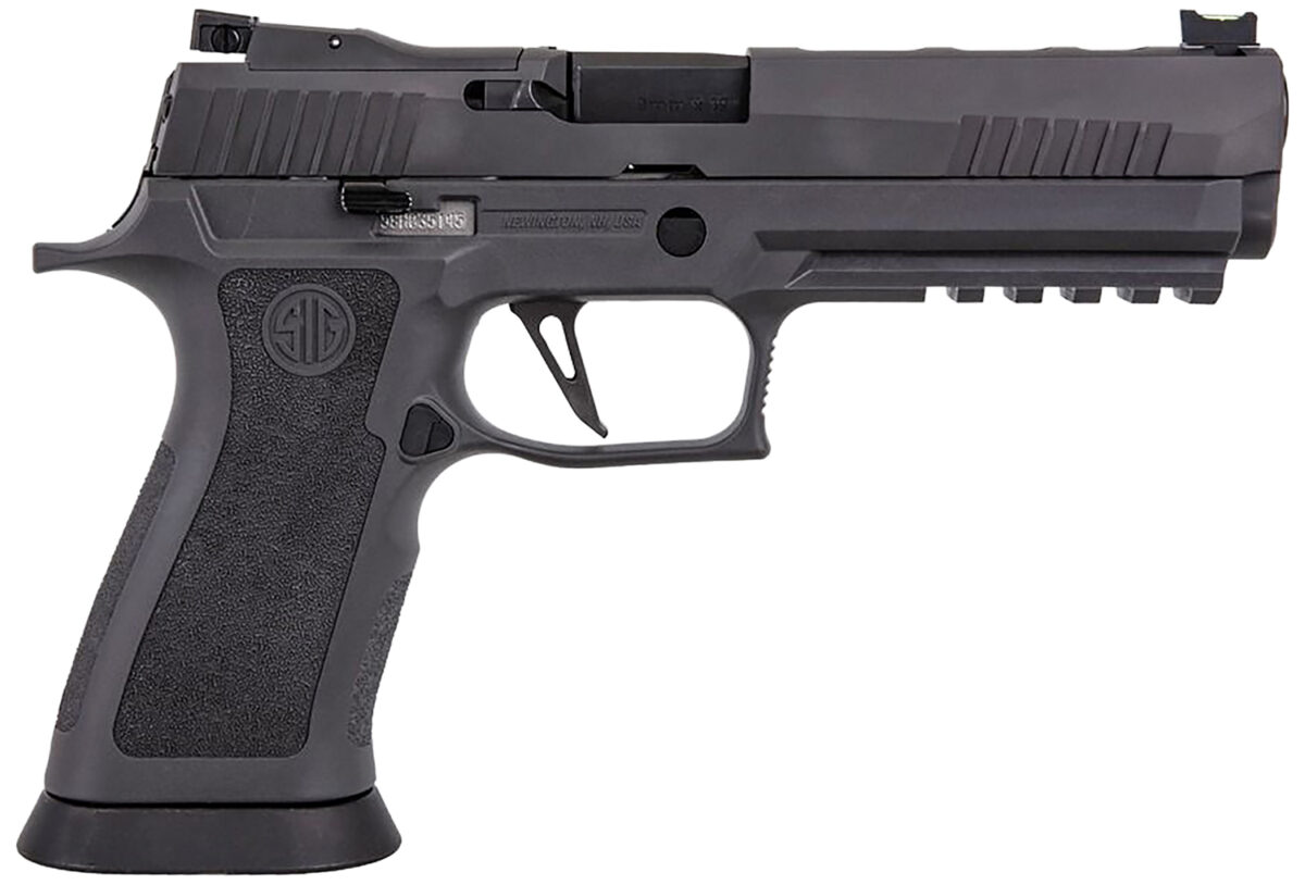Sig Sauer 320X59LEGIONR210 P320 X-Five Legion *MA Compliant 9mm Luger 5" 10+1 Legion Gray Polymer Frame Legion Gray Stainless Steel Slide with Legion Gray TXG Grip 1 113777