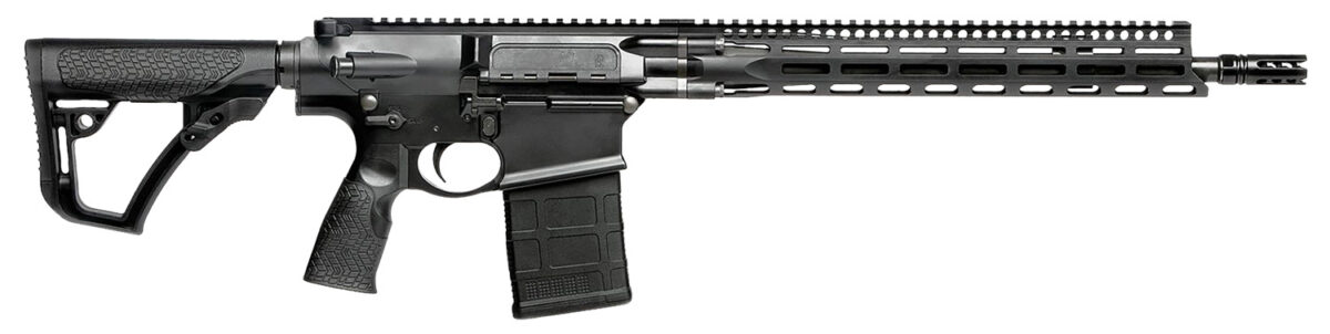 Daniel Defense 0215707258055 DD5 V3 *CA Compliant 7.62x51mm NATO 16" 10+1 Black Hard Coat Anodized Black Phosphate 6 Position w/SoftTouch Overmolding Stock Black Polymer Grip 1 114979
