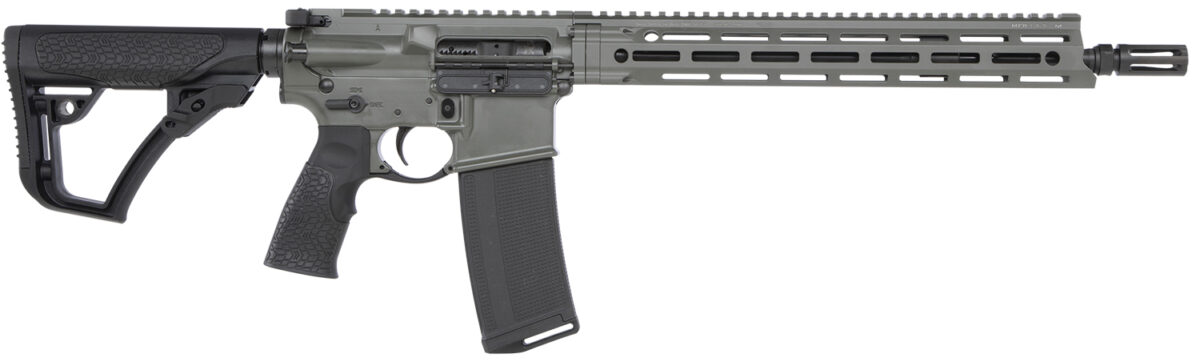 Daniel Defense 0212801219047 DDM4 V7 SLW 5.56x45mm NATO 14.50" 32+1 Deep Woods Green Cerakote 6 Position w/SoftTouch Overmolding Stock 1 117748