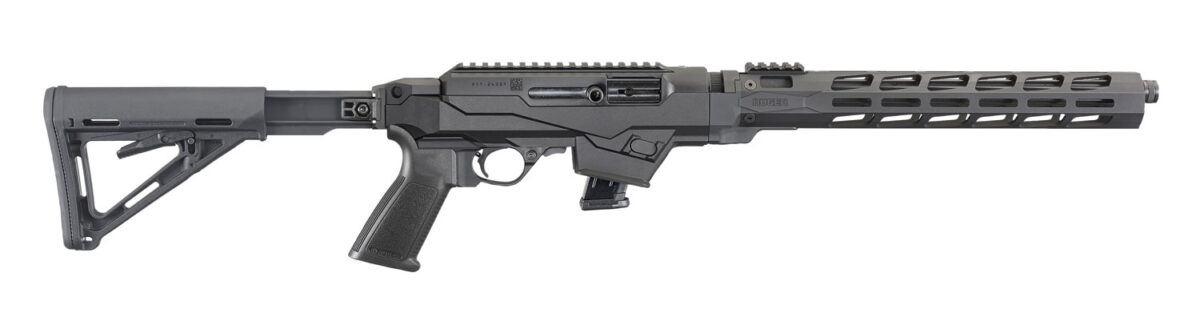 Ruger 19124 PC Carbine 9mm Luger 10+1 16.12" Threaded/Fluted Barrel, Type III Hard Coat Anodized Aluminum Alloy Receiver, Magpul 6 Position MOE Stock, M-LOK Accessory Slots, Optics Ready 1 118088