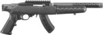 Ruger 4935 22 Charger Lite 22 LR 15+1 10" Matte Black Steel/Ported/Threaded Barrel, Matte Black w/Picatinny Rail Receiver, Black Ergonomic Polymer Grip 2 119478