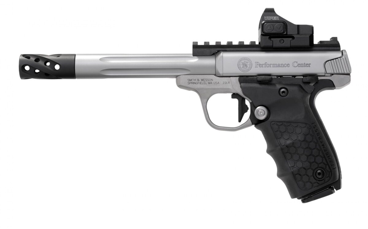 SMITH AND WESSON SW22 VICTORY TGT 22LR 6" OPTIC 1 12079l8a2e