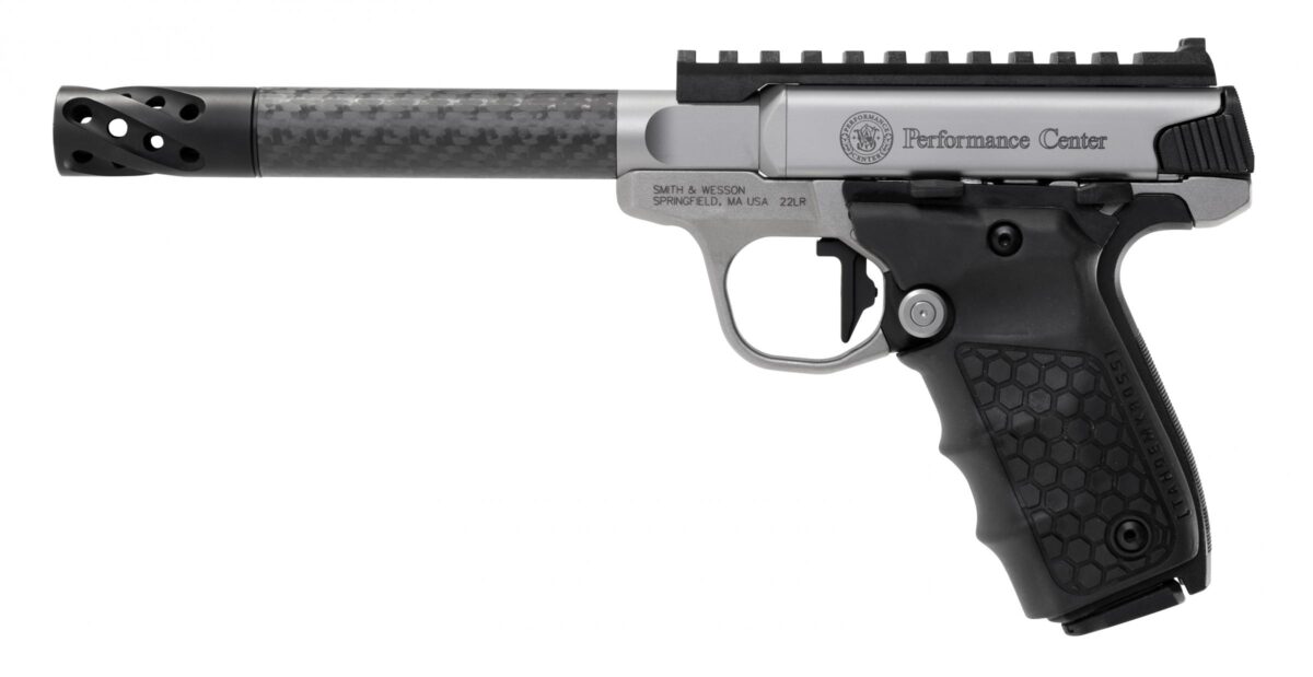 SMITH AND WESSON SW22 VICTORY TGT 22LR CRBN FBR 1 12080l4e6e