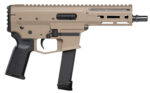 Angstadt Arms AAMDP09PF6 MDP-9 9mm Luger 27+1 5.85" Black Melonite Threaded Barrel, M-LOK Free-Float Handguards, Flat Dark Earth Cerakote Aluminum Picatinny Rail Receiver, Black Polymer Grips 2 121699