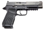 Wilson Combat SIGWCP320FPBATC P320 9mm Luger 17+1 4.70" Black Steel Barrel, Black DLC Serrated Stainless Steel Slide, Black Polymer Frame w/Picatinny Rail, Curved Trigger, Black Polymer Grip 2 125553
