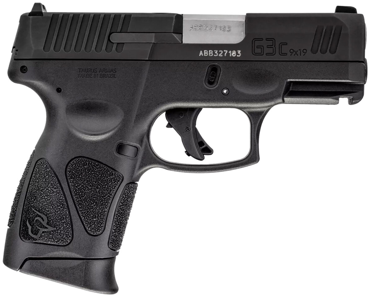 Taurus 1G3C9312X10 G3C Compact Frame 9mm Luger 10+1 3.26" Matte Stainless Steel Barrel, Matte Black Tenifer Serrated Steel Slide, Black Polymer Frame w/Picatinny Rail, Black Polymer Grip, Right Hand 1 126394 1