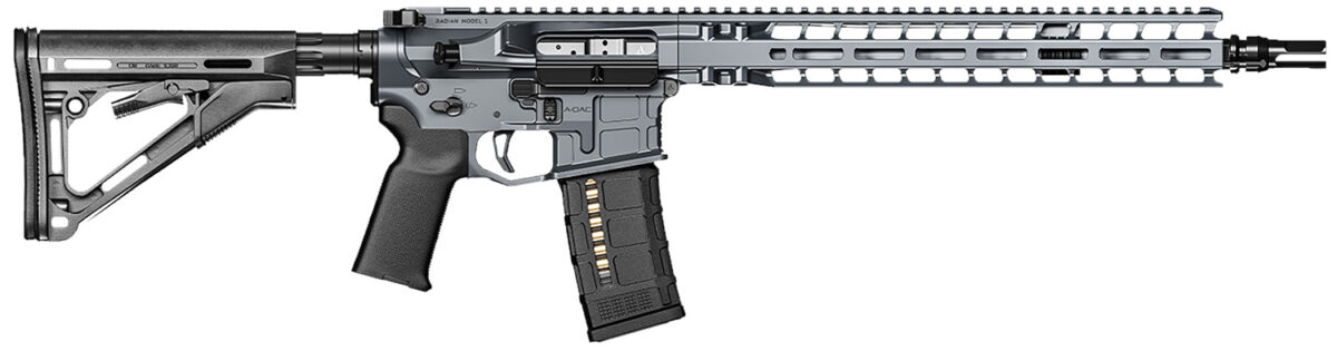 Radian Weapons R0038 Model 1 Carbine 223 Wylde 30+1 14.50" Pinned & Welded Barrel, Radian Gray Billet Rec/M-Lok Handgaurd, Magpul Grip & CTR Stock, Ambi Controls, Mid-Length Gas 1 126435