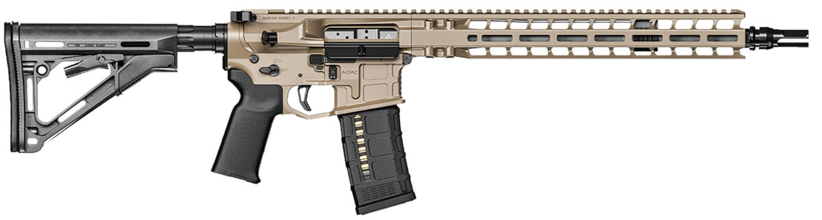 Radian Weapons R0535 Model 1 Carbine 223 Wylde 30+1 14.50" Pinned & Welded Barrel, FDE Billet Rec/M-Lok Handgaurd, Magpul Grip & CTR Stock, Dead Air Keymo Flash Hider, Ambi Controls, Vertex Trigger 1 126436