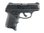 Ruger 13211 EC9s 9mm Luger Caliber with 3.50" Barrel, 7+1 Capacity, Black Finish Frame, Serrated Black Oxide Steel Slide & Hogue Beavertail Grip Sleeve Grip 2 129237