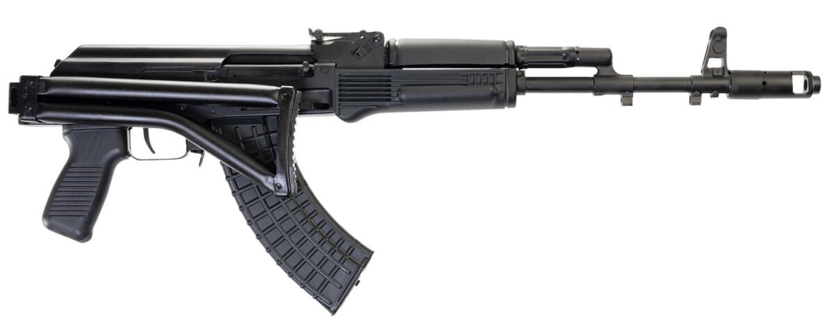 Arsenal SAM7SF-84E SAM7SF 84E 7.62x39mm 10+1 16.33" Black Steel Threaded Barrel, Black Forged & Milled Aluminum Receiver, Black Synthetic Folding Right Side Stock, Black Polymer Grip 1 129847