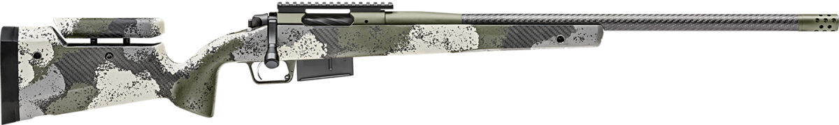 Springfield Armory BAW92465PRCCFGA 2020 WayPoint 6.5 PRC 3+1 24" CF Evergreen Camo Hybrid Profile w/Adj Cheek Comb & M-LOK Stock Mil-Spec Green Cerakote Right Hand 1 129963