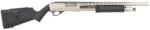 Rock Island AGM5 All Generations 12 Gauge Pump 3" 5+1 18.50" with Heat Shield, Nickel Barrel/Rec, Black Synthetic Furniture, Adj. Comb Stock 2 130655