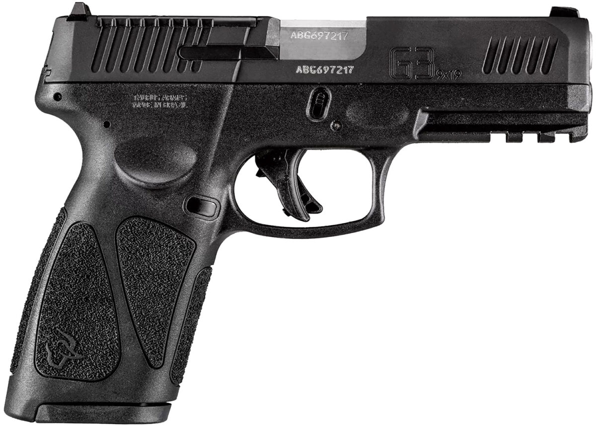 Taurus 1G3P941 G3 9mm Luger 17+1 4" Matte Stainless Steel Barrel, Polymer Frame With Picatinny Acc. Rail, T.O.R.O Optic Cut Tenifer Matte Black Steel Slide, Re-Strike Capability, Manual Safety 1 131298