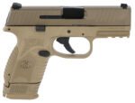 FN 66100818 509 Compact 9mm Luger 3.70" Barrel 12+1 Or 15+1, Flat Dark Earth Polymer Frame With Mounting Rail, Flat Dark Earth Stainless Steel Slide, No Manual Safety 2 133057