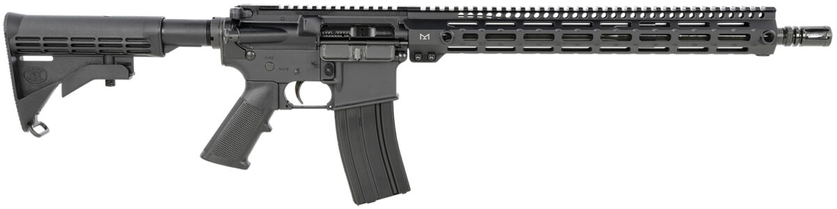 FN 36100608 FN 15 SRP G2 5.56x45mm NATO 30+1 16" Black Button Rifled Barrel, Black Picatinny Rail Aluminum Receiver, M-LOK Handguard, Black Synthetic 6 Position Collapsible Stock, Black Polymer Grip 1 133679