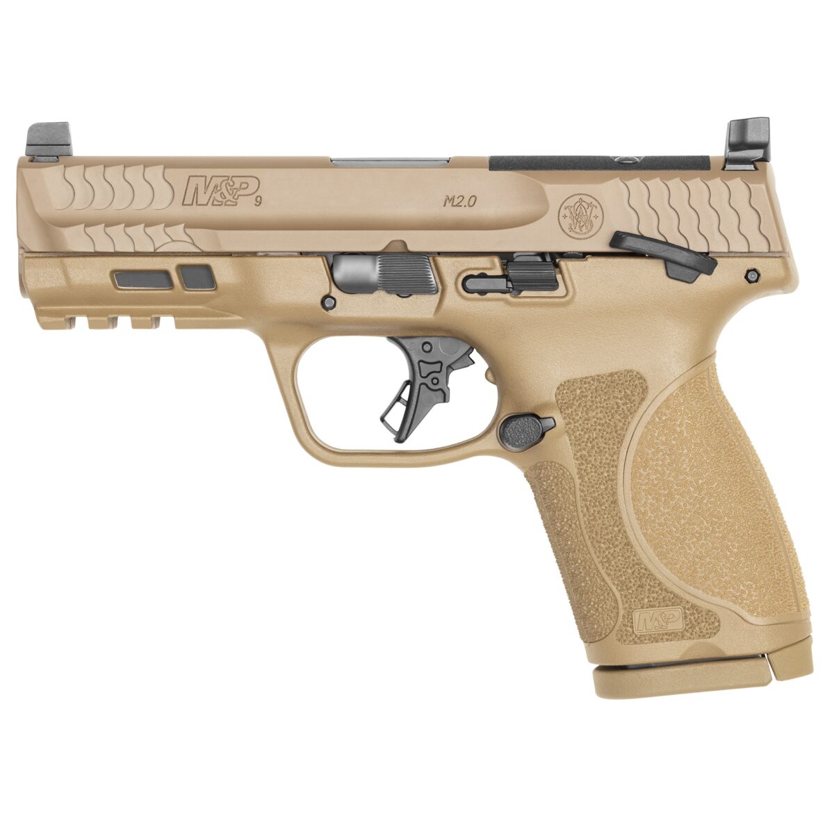 SMITH AND WESSON M&P9 M2.0 CPT 9MM FDE 4" OR 1 135730a08