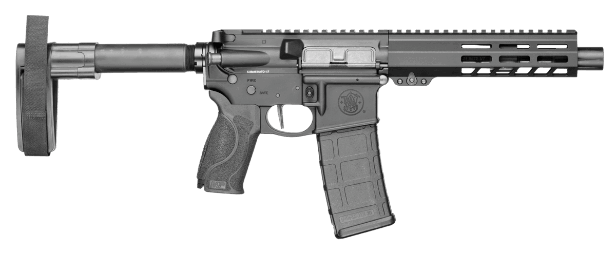 SMITH AND WESSON M&P15 PISTOL M-LOK 5.56 7.5" 1 13658swonwhiteright13526