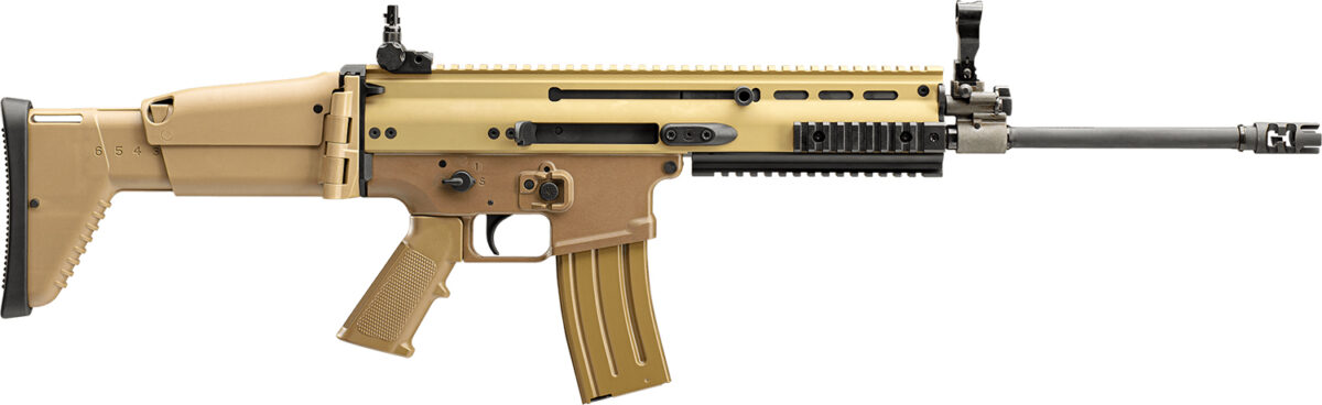 FN 985012 SCAR 16s NRCH 5.56x45mm NATO 16.25" Barrel, 30+1, Flat Dark Earth Anodized Receiver, FDE Telescoping Side-Folding Stock With Adjustable Cheekpiece, Optics Ready 1 139819