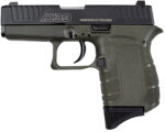 Diamondback DB0200P101 DB9 Gen4 Micro-Compact Frame 9mm Luger 6+1, 3.10" Stainless Steel Barrel, Black Nitride Serrated Stainless Steel Slide, OD Green Polymer Frame & Grip 2 141005