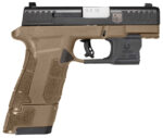Diamondback DB0301P061 DBAM29 Sub-Compact 9mm Luger 3.50" 17+1 Flat Dark Earth Black Nitride Stainless Steel Slide Black Polymer Grip with Viridian Laser & Holster 2 141025