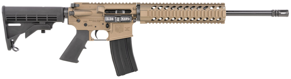 Diamondback DB1717K042 DB15 Version 2 5.56x45mm NATO 16" 30+1 Burnt Bronze Cerakote Black 6 Position Stock Black Polymer Grip Right Hand 1 141135