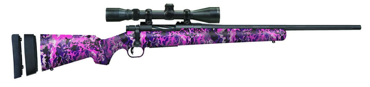 Mossberg 28143 Patriot Super Bantam 6.5 Creedmoor 5+1 20" Matte Blued Fluted Barrel Matte Blued Steel Muddy Girl Wild Right Hand 1 141357