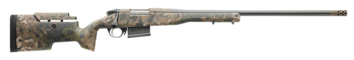 Bergara Rifles BPR34308 Premier Divide 308 Win 5+1 22" Carbon Fiber CURE Carbon Fiber Barrel, Patriot Brown Cerakote Steel Receiver, Erosion Rogue Camo AG Composite Chalk Branch Stock 1 142690