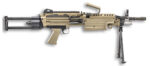 FN 46100172 M249S Para 5.56x45mm NATO 16.10" Barrel 30+1 Mag Or 200rd Belt Capacity, Flat Dark Earth Rotating & Telescoping Stock, Hydraulic Recoil Buffer, Non-Slip Buttplate, Optics Ready 2 142789