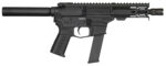 CMMG PE40A51C6AB Banshee MKGS 40 S&W 22+1 5", Black, Buffer Tube (No Brace), EML4 M-LOK Handguard, Zeroed Linear Comp (Glock Mag Compatible) 2 143343