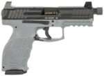 HK 81000786 VP9 Tactical Optic Ready 9mm Luger 4.70" TB 17+1 Gray Finish Frame with Black Steel with Optics Cut Slide, Polymer Grip, Picatinny Rail & Night Sights Includes 3 Mags 2 144744