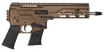 Diamondback DB1614L071 DBX 5.7x28mm 20+1 8" Stainless Threaded Barrel, M-LOK Handguard, Midnight Bronze Cerakote Aluminum Picatinny Rail Receiver, Black Magpul K Grip 2 144810