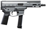 Angstadt Arms AAMDP09PG6 MDP-9 9mm Luger 27+1 5.85" Black Melonite Threaded Barrel, M-LOK Free-Float Handguards, Tactical Gray Cerakote Aluminum Picatinny Rail Receiver, Black Polymer Grips 2 145422