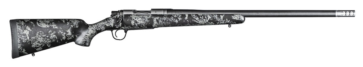 Christensen Arms 8010615900 Ridgeline FFT Full Size 300 PRC 3+1, 22" Stainless Steel Threaded Barrel, Stainless Aluminum Receiver, Black w/Gray Accents Fixed Sporter w/Flash Forged Technology Stock 1 145955