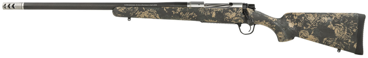 Christensen Arms 8010617500 Ridgeline FFT 7mm-08 Rem 4+1 20" Carbon Fiber Threaded Barrel, Stainless Steel, Green with Black/Tan Accents, Stock, Left Hand 1 146002