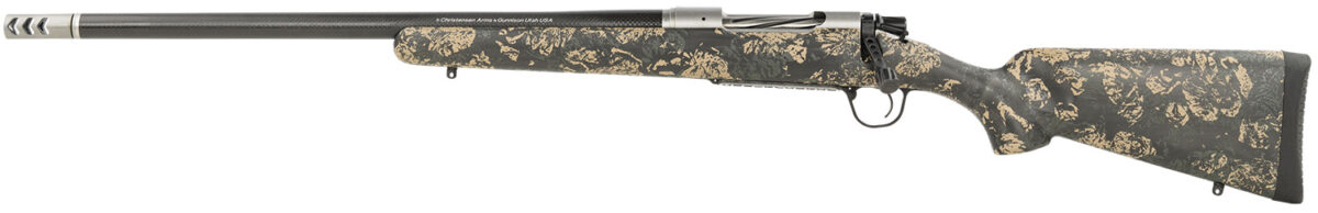 Christensen Arms 8010617900 Ridgeline FFT 28 Nosler 3+1 22" Carbon Fiber Threaded Barrel, Stainless Steel, Green with Black/Tan Accents, Stock, Left Hand 1 146004