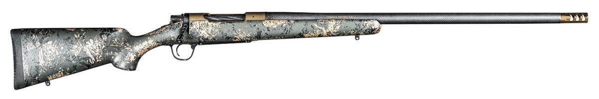 Christensen Arms 8010619400 Ridgeline FFT 7mm Rem Mag 3+1 22" Carbon Fiber/Threaded Barrel, Burnt Bronze Cerakote, Green with Black/Tan Accents Stock 1 146011