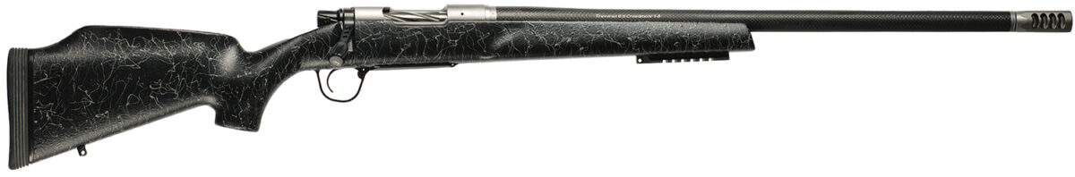 Christensen Arms 8011002000 Traverse 300 PRC 3+1 26" Threaded Barrel, Natural Stainless, Black with Gray Webbing Stock 1 146070