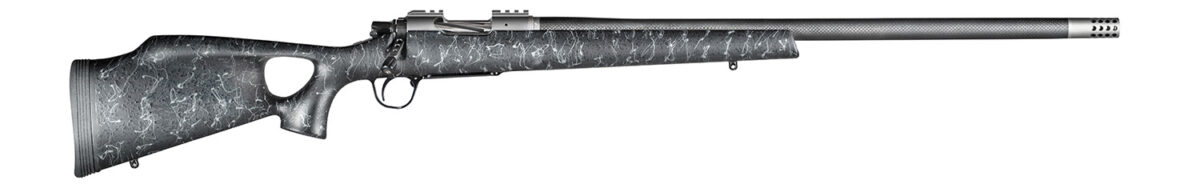 Christensen Arms CA10269H14221 Summit TI Full Size 6.5 Creedmoor 4+1, 24" Natural Titanium Steel Threaded Barrel, Natural Titanium Aluminum Receiver, Black w/Gray Webbing Fixed Thumbhole Stock 1 146087 1