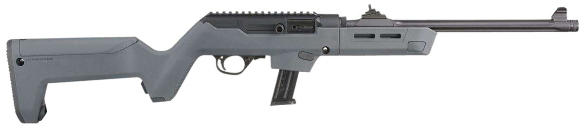 Ruger 19134 PC Carbine *State Compliant 9mm Luger 10+1 16.10" Threaded Barrel, Matte Black Oxide Metal Finish, Stealth Gray Stock, Optics Ready 1 147123