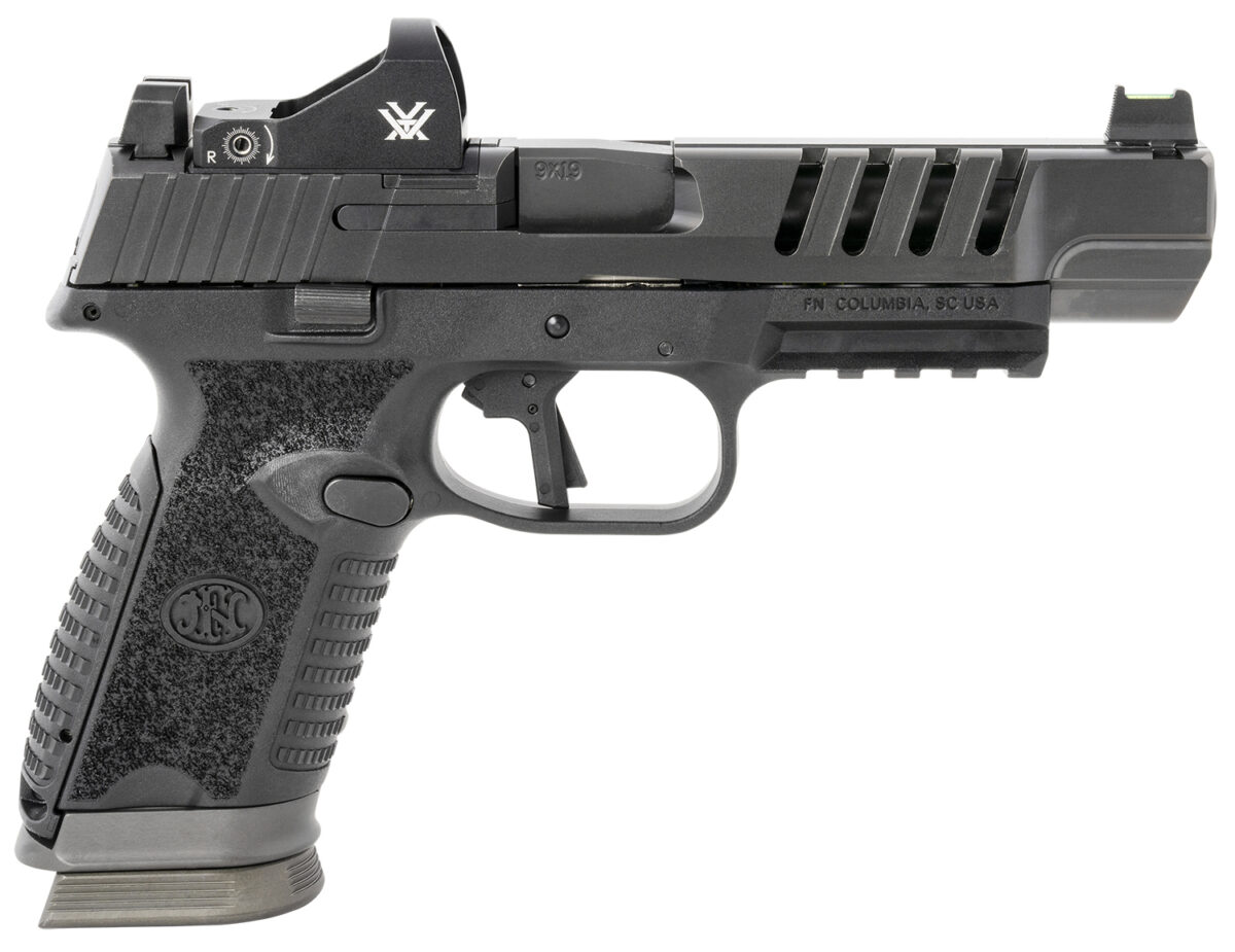 FN 66101462 509 LS Edge 9mm Luger 5" Barrel 17+1, Matte Black Polymer Frame With Mounting Rail, No Manual Safety, Includes Vortex Viper Red Dot 1 147832