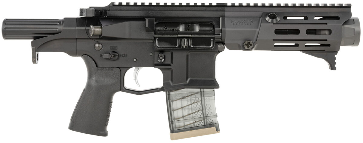 Maxim Defense MXM50823 PDX 505-SPS 300 Blackout Caliber with 5.50" Barrel, 20+1 Capacity, Black Metal Finish, Black Polymer Grip 1 147893