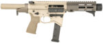 Maxim Defense MXM48173 CPS MD9 9mm Luger Caliber with 5.50" Barrel, Arid Brown Anodized Metal Finish, Black Maxim CQB Brace & Polymer Grip Right Hand 2 148276