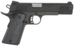 Rock Island 51511 M1911-A1 Standard FS 45 ACP 8+1 5" Barrel, Black Parkerized Steel Frame w/Beavertail, Parkerized Serrated Slide, Black/Gray G10 Grip, Grip Safety 2 148520