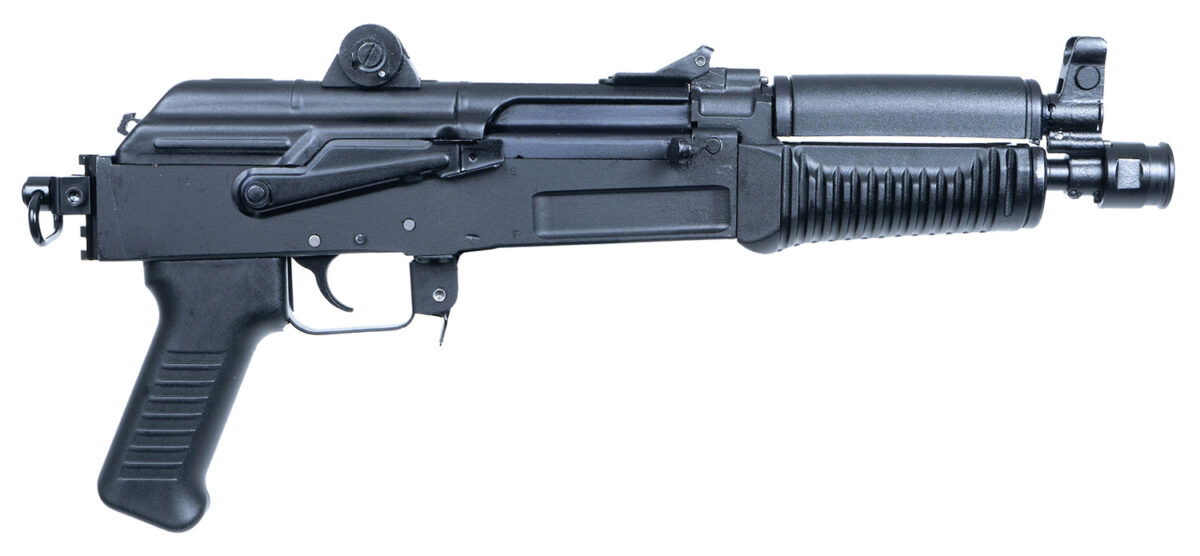 Arsenal SAM7K44 SAM7K 7.62x39mm 5+1 8.50" Black Steel Threaded Barrel, Black Aluminum Forged & Milled Receiver, Black Polymer Grips 1 148587
