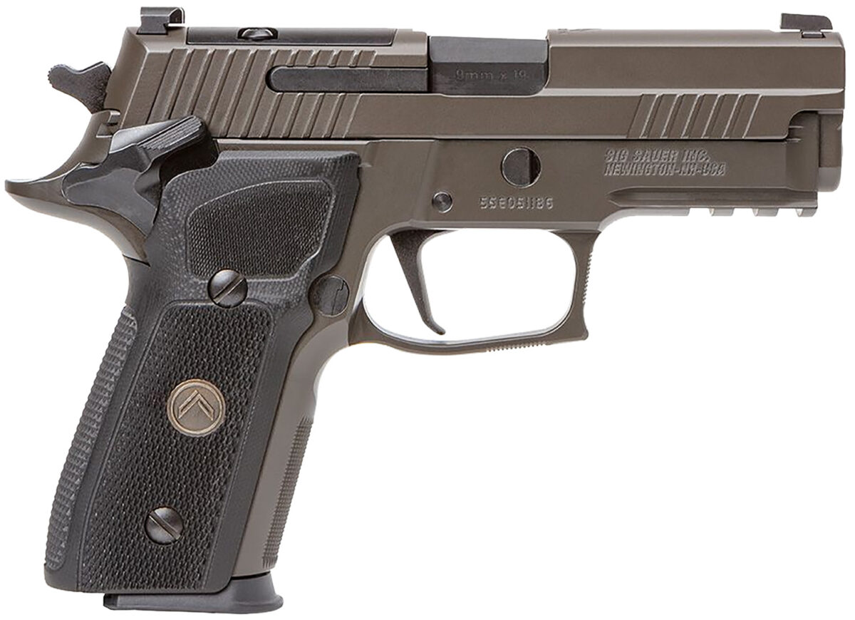 Sig Sauer E29R9LEGIONSAOR2 P229 Compact Legion SAO 9mm Luger 3.90" 15+1, Legion Gray Cerakote, Picatinny Rail/Beavertail Frame, Romeo 1 Cut Slide, Black G10 Grip, Night Sights 1 149019
