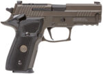 Sig Sauer E29R9LEGIONSAOR2 P229 Compact Legion SAO 9mm Luger 3.90" 15+1, Legion Gray Cerakote, Picatinny Rail/Beavertail Frame, Romeo 1 Cut Slide, Black G10 Grip, Night Sights 2 149019