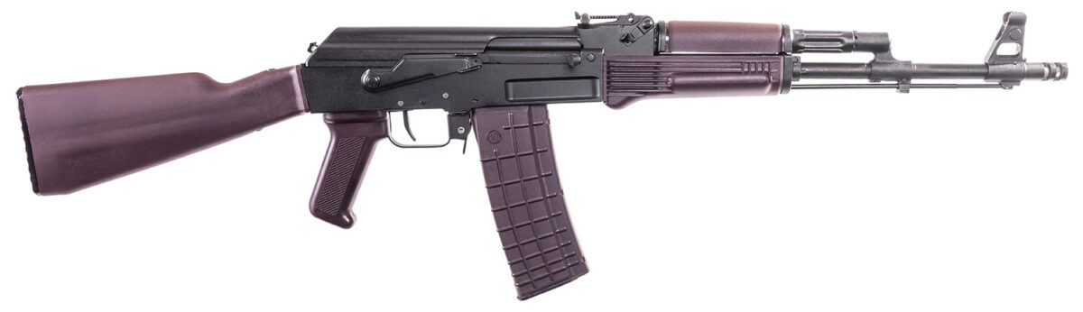 Arsenal SAM567PM SAM5 5.56x45mm NATO 30+1 16.30" Matte Black Steel Threaded Barrel, Matte Black Scope Rail Steel Receiver, Polymer Handguard, Fixed Plum Synthetic Stock & Polymer Grip 1 149053
